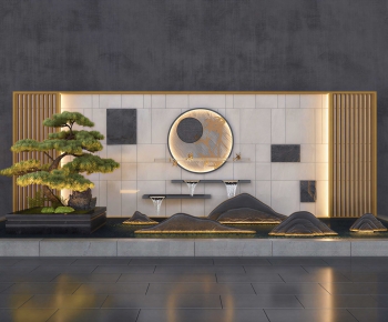 New Chinese Style Rockery Waterscape-ID:359757905