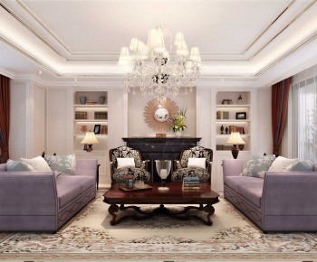 European Style A Living Room-ID:653944027