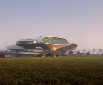 Modern Architecture Of Artistic Style-ID:918541093