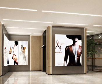 Modern Exhibition Hall-ID:154663093