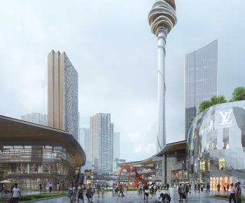 Modern Appearance Of Commercial Building-ID:226667885
