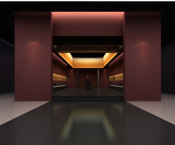 Modern Exhibition Hall-ID:401735077