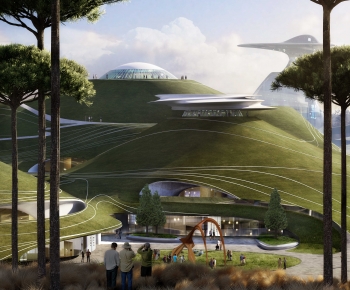 Modern Park Landscape-ID:626528026