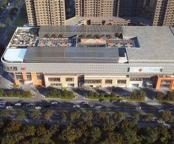 Modern Appearance Of Commercial Building-ID:604449995