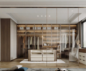 Modern Clothes Storage Area-ID:951793913