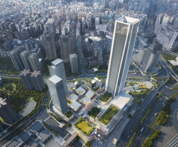 Modern Architectural Bird's-eye View Planning-ID:228679269