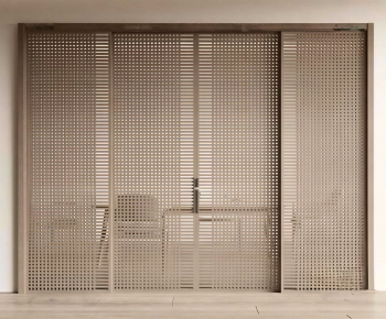 Wabi-sabi Style Sliding Door-ID:707561022