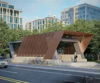 Modern Building Appearance-ID:239089977