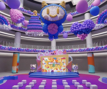 Modern Shopping Mall-ID:891577963