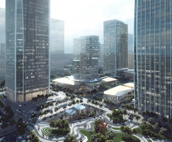 Modern Appearance Of Commercial Building-ID:219423068