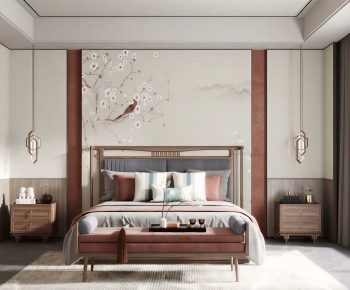 New Chinese Style Bedroom-ID:273245105