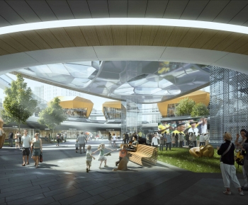Modern Shopping Mall-ID:287282944