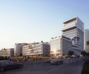 Modern Appearance Of Commercial Building-ID:432163955