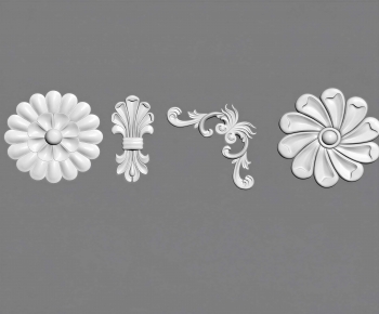 European Style Plaster Carved Top Plate-ID:693654061