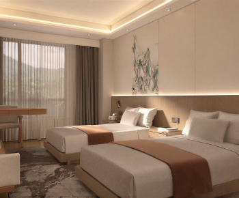 Modern Guest Room-ID:666848907