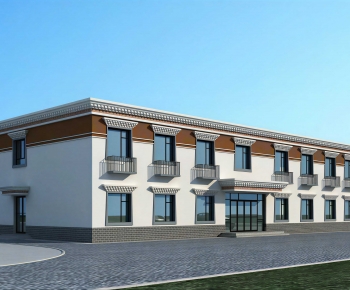 Modern Residential Building-ID:915364034