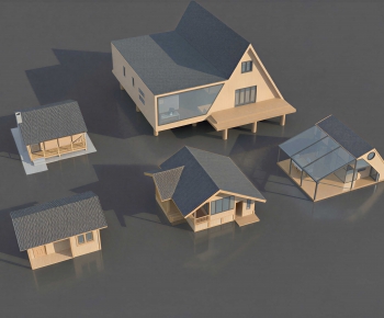 New Chinese Style Residential Building-ID:634881974