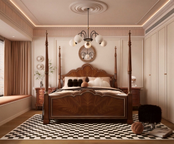 Retro Style Bedroom-ID:114223963