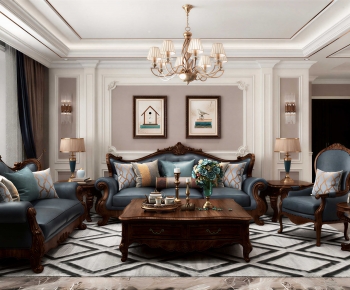 European Style A Living Room-ID:382893094