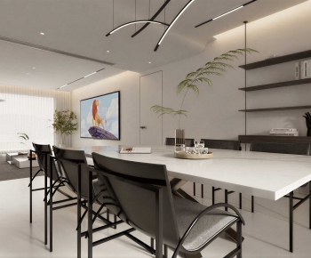 Modern Dining Room-ID:444731952