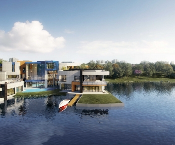Modern Appearance Of Commercial Building-ID:313683993
