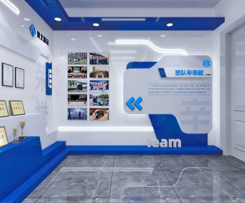 Modern Exhibition Hall-ID:684912927