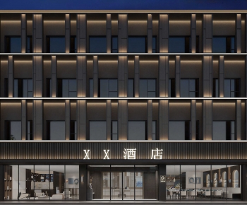Modern Facade Element-ID:492625005