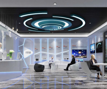 Modern Office Reception Desk-ID:313241005