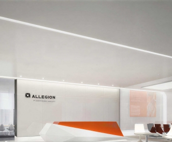 Modern Office Reception Desk-ID:988696105