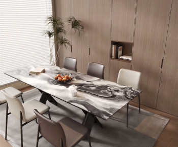 Modern Dining Table And Chairs-ID:220702893