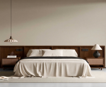 Modern Double Bed-ID:321867946