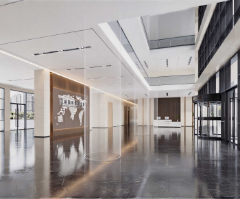 Modern Office Reception Desk-ID:207027919