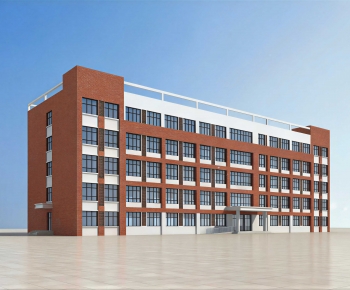 Modern School Building-ID:514534004