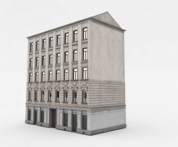 European Style Appearance Of Commercial Building-ID:651079892