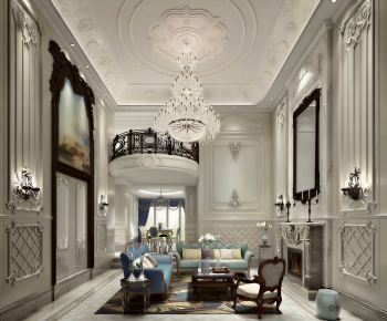 European Style A Living Room-ID:848357925