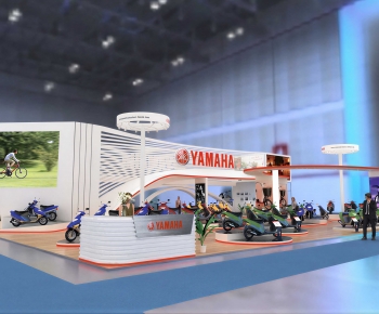 Modern Exhibition Hall-ID:588449958