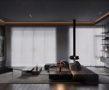 Modern A Living Room-ID:883274087