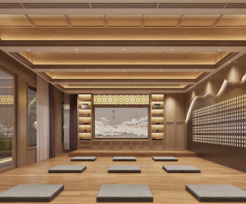 New Chinese Style Yoga Room-ID:406420244
