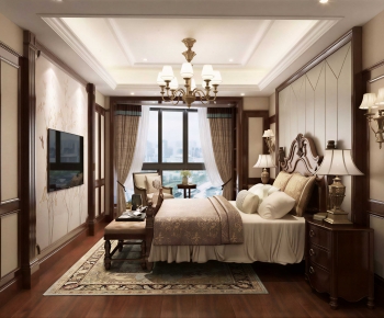 American Style Bedroom-ID:566765073