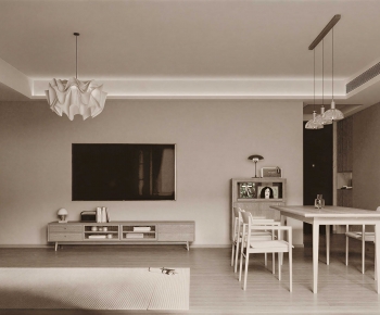 Modern A Living Room-ID:425205959
