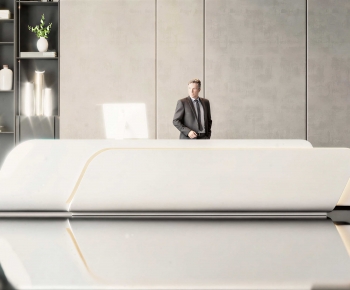 Modern Reception Desk-ID:164074908