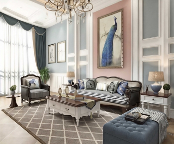 American Style A Living Room-ID:540529019
