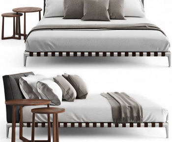 Modern Double Bed-ID:176675087