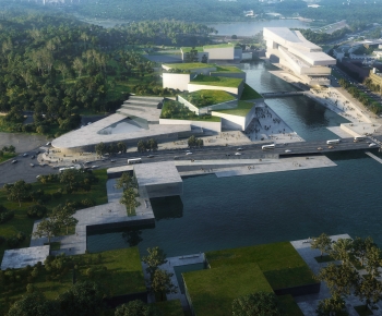 Modern Architectural Bird's-eye View Planning-ID:635555986