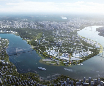 Modern Architectural Bird's-eye View Planning-ID:465190891