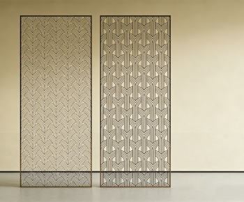 Modern Metal Screen Partition-ID:796371944