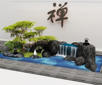 Modern Rockery Waterscape-ID:108767996