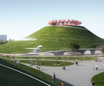 Modern Park Landscape-ID:552889117