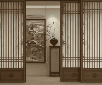 New Chinese Style Sliding Door-ID:884504088