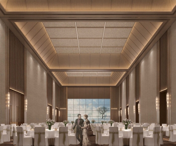New Chinese Style Banquet Hall-ID:377479083